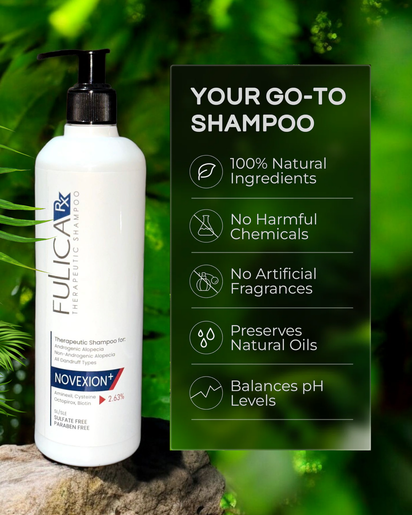 Fulica Rx™ - Novexion⁺ Anti-Dandruff Shampoo