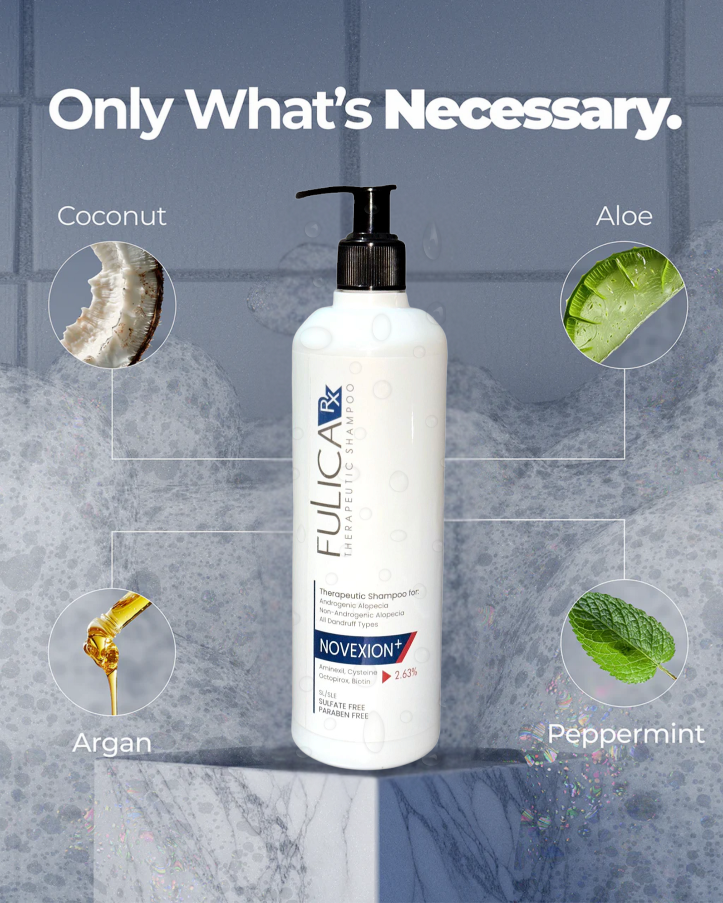 Fulica Rx™ - Novexion⁺ Anti-Dandruff Shampoo